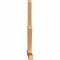 Ekena Millwork Saratoga Timber Gable Bracket, Western Red Cedar, 84"W x 53"H x 3 1/2"D x 3 1/2"F, 15/12 Pitch GBW084X53X0404SAR00SWR - alternate 5
